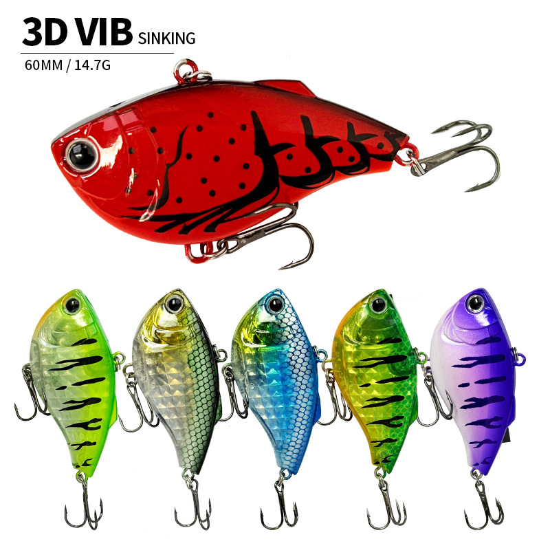 Fishing Lure Crankbait - 60mm 14.7g Sinking VIB Fishing Lures