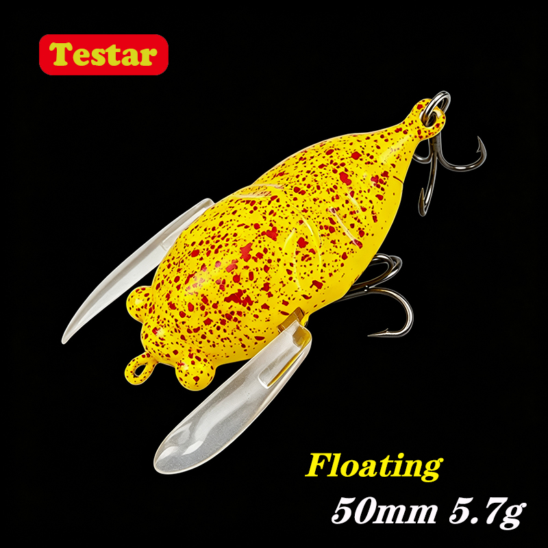 Fishing Lure Crankbait - Testar 50mm 5.7g Floating Cicada Hard