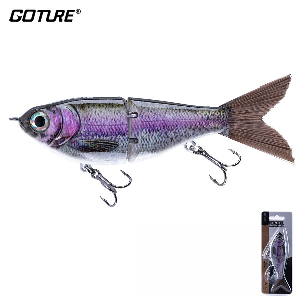 Fishing Lure Crankbait - Goture 12cm 17.5cm Fiber Tail Fishing