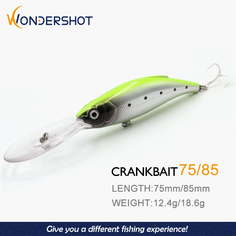 Fishing Lure Crankbait - Wondershot C02 75/85cm 12.4/18.6g Hot model