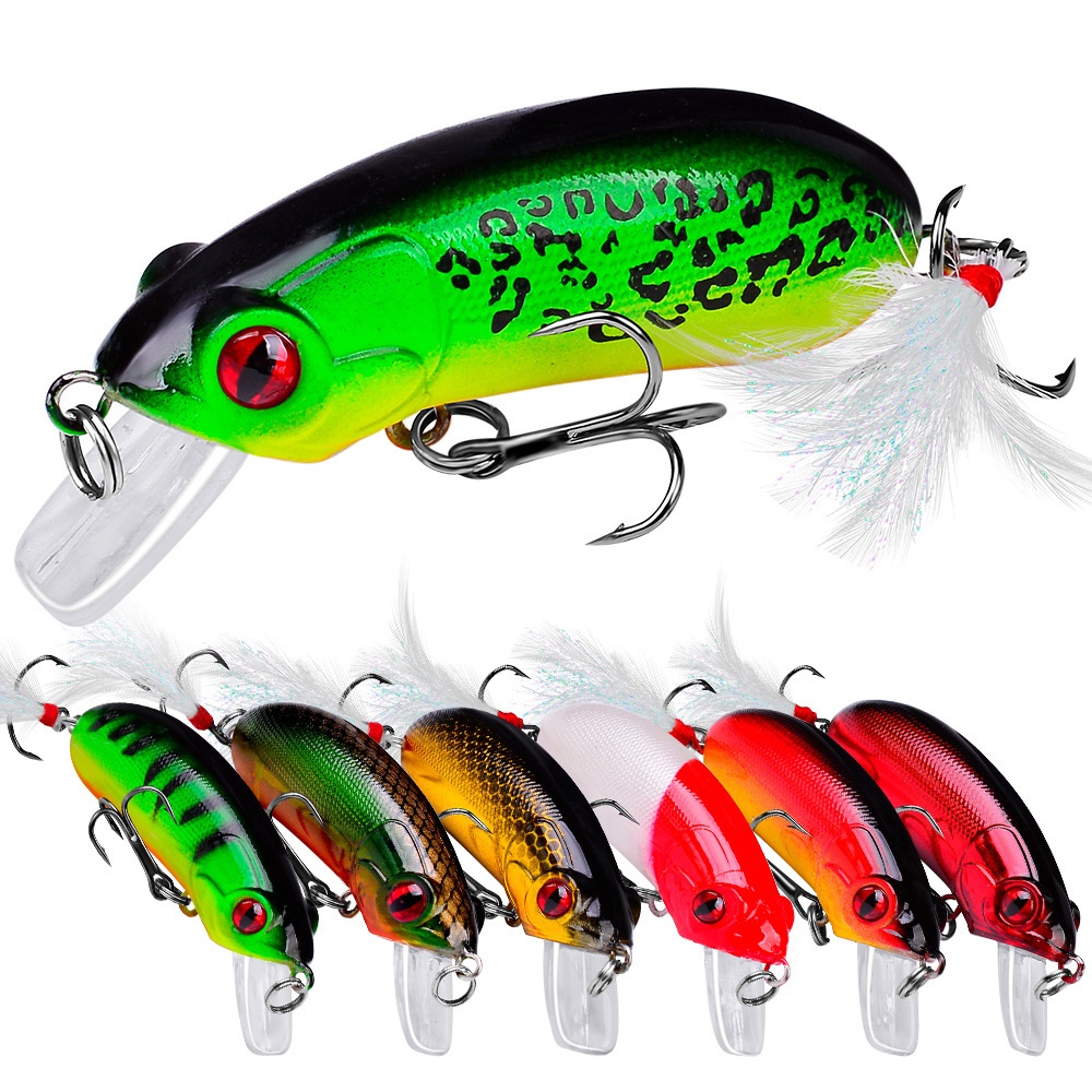 Fishing Lure Crankbait - 1Pcs Fishing Hard Lures 10g 6cm