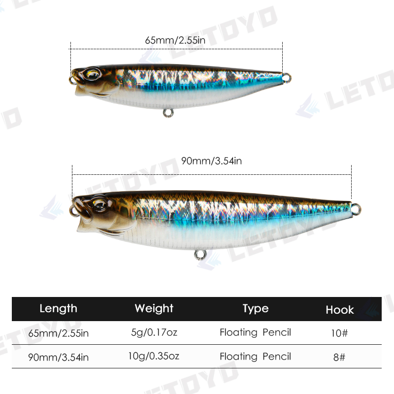 LETOYO 65mm 5g/90mm 10g Surfac - Fishing Lure Swimbait review and price