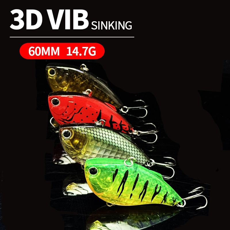 60mm 14.7g Sinking VIB Fishing - Fishing Lure Crankbait review and price