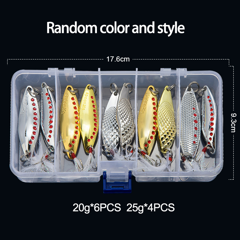 Metal Spoon Spinner Fishing Lu - Fishing Lure Crankbait review and price