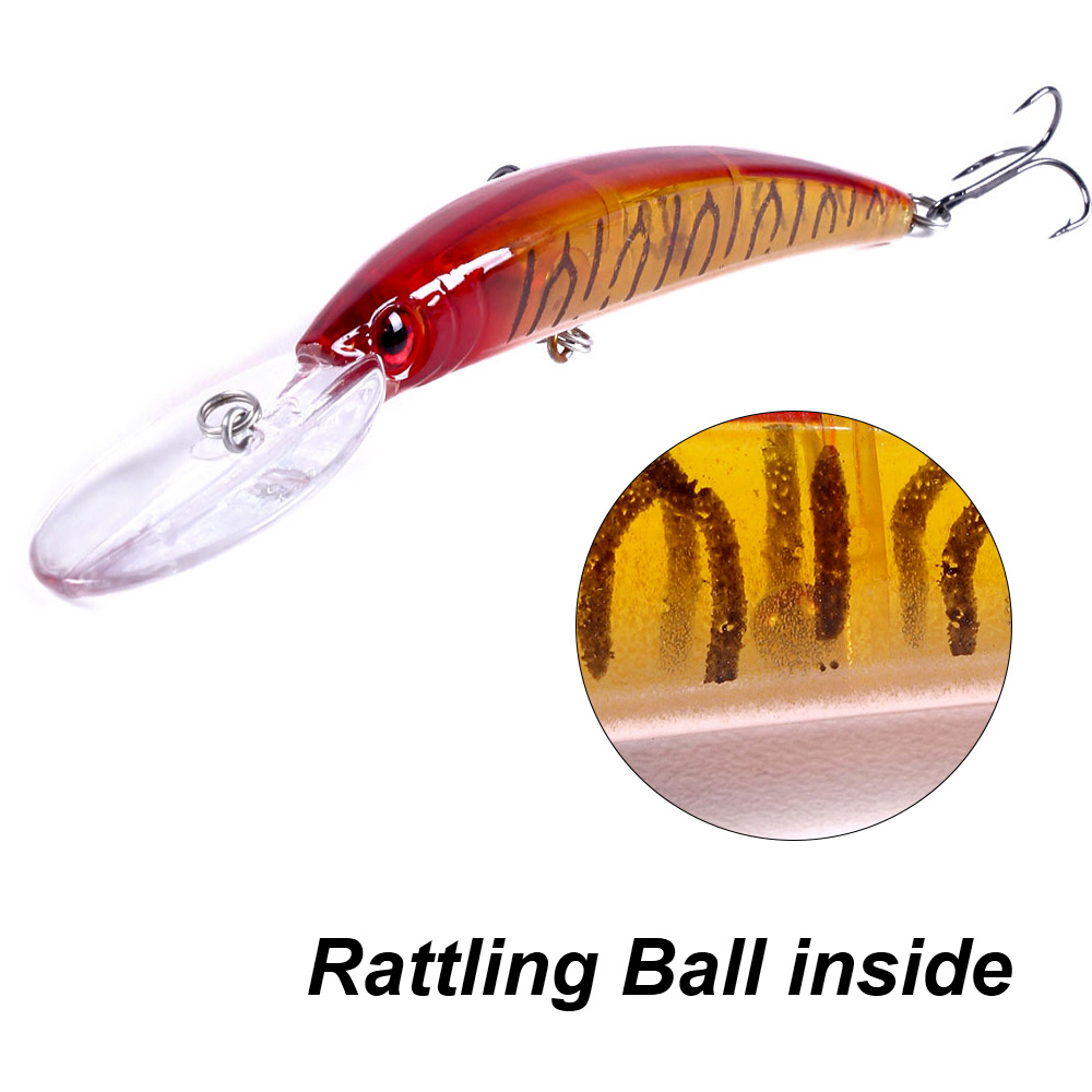 1PCS 15cm 15g  Deep Diving Jer - Fishing Lure Crankbait review and price