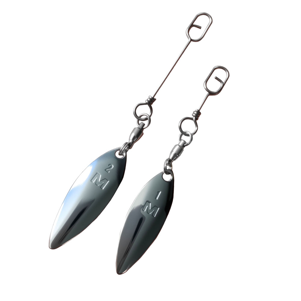 10pcs Willowleaf Blades Spinne - Fishing Lure Blade Bait review and price