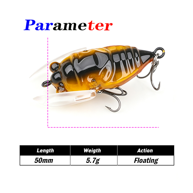 Testar 50mm 5.7g Floating Cica - Fishing Lure Crankbait review and price