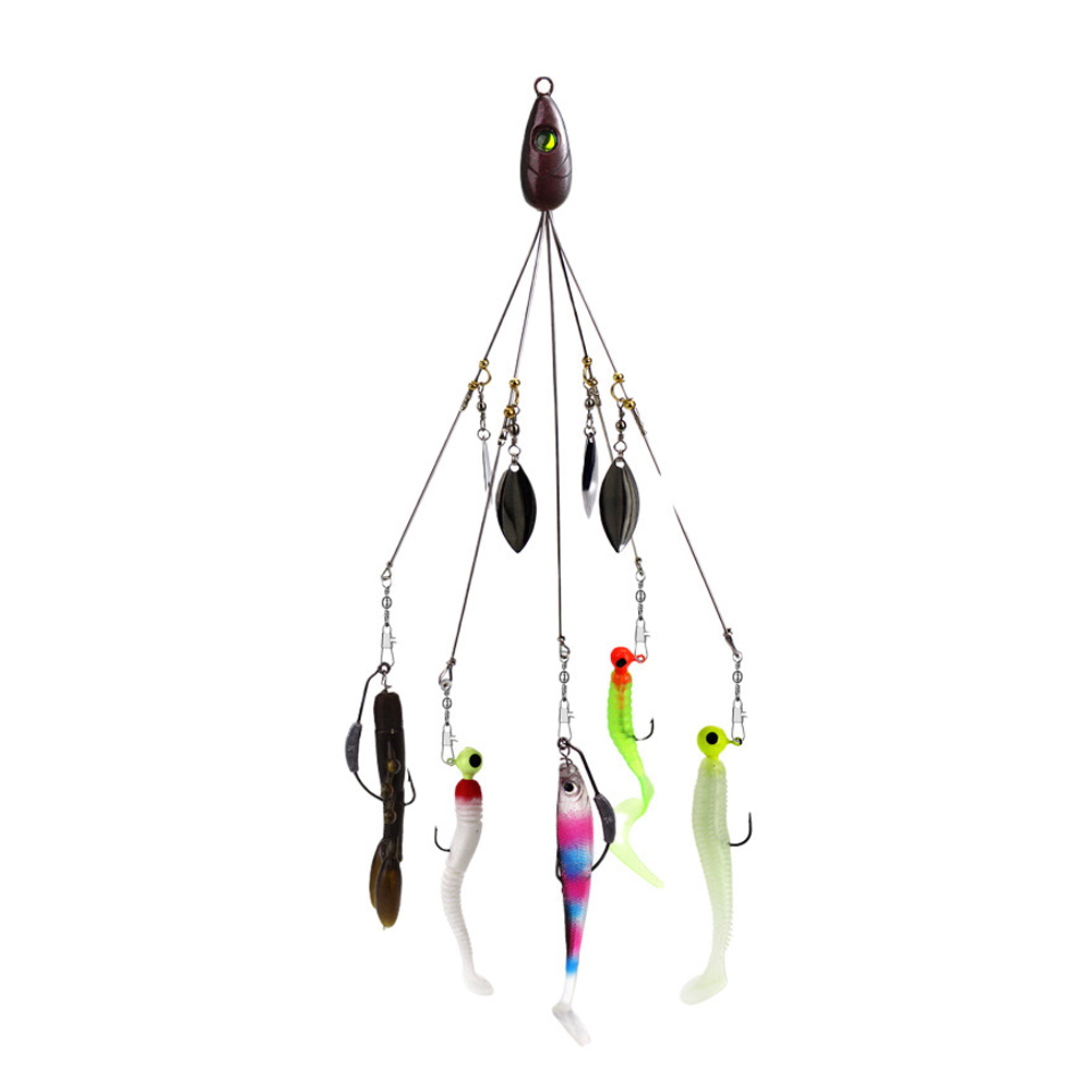 5pcs Alabama Umbrella Rig Fish - Fishing Lure Blade Bait review and price