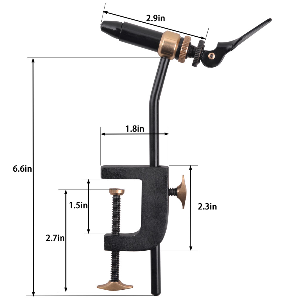 Rotary Fly Tying Vise Tool Saf - Fishing Lure Jig review and price
