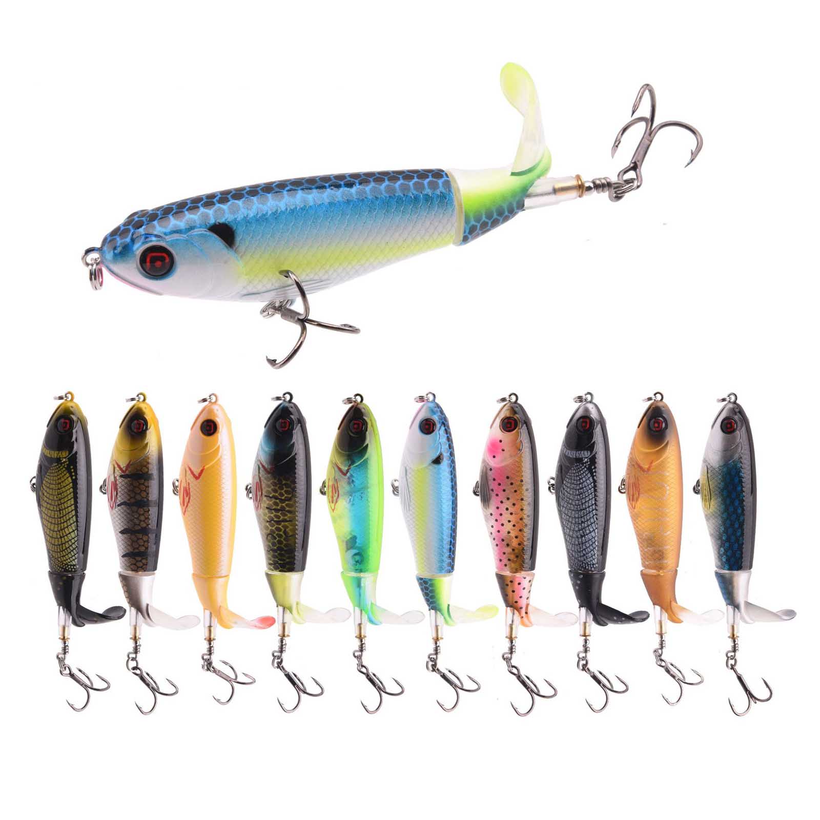 10.5cm/17g Propeller Tractor T - Fishing Lure Swimbait review and price