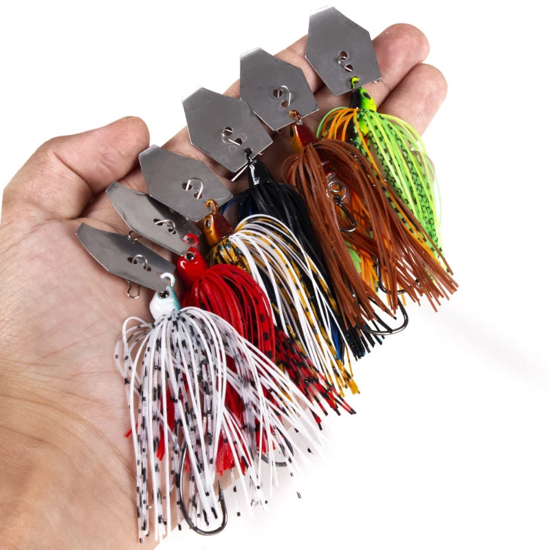 6 Pcs/Set Chatterbait Fishing  - Fishing Lure Buzzbait review and price