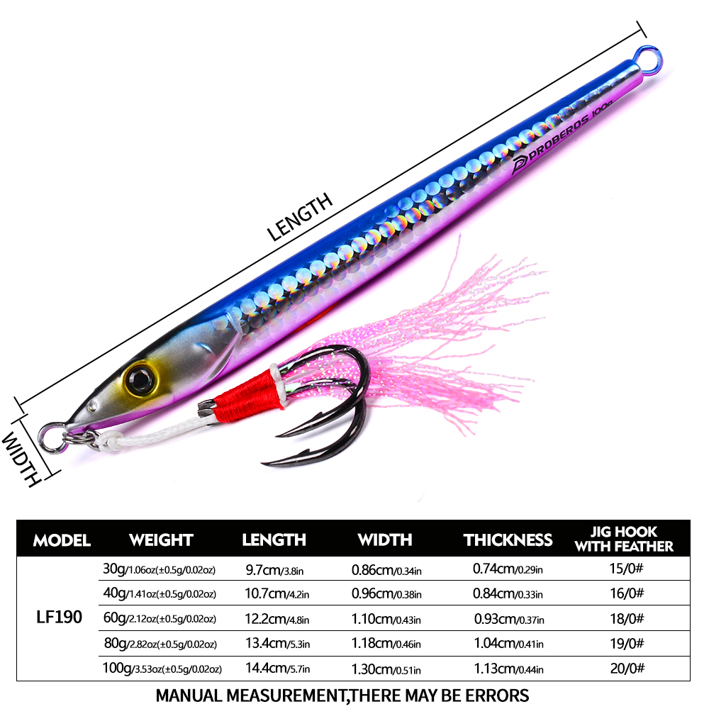 PROBEROS 30-100g Fast Sinking  - Fishing Lure Buzzbait review and price
