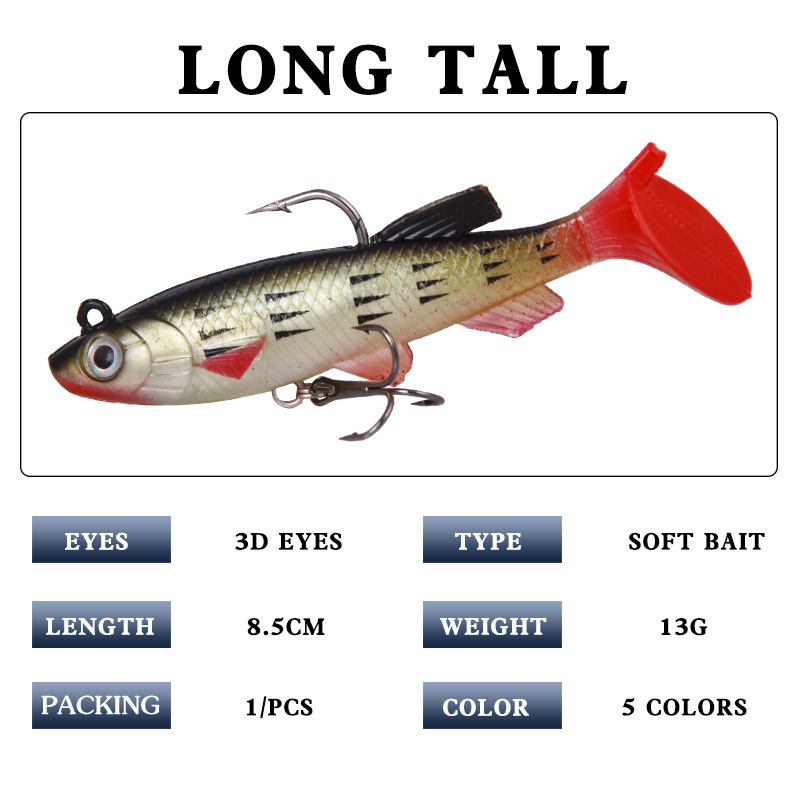 T Tail Soft Bait Soft Lures Si - Fishing Lure Swimbait review and price